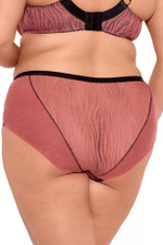 Трусики-слипы со средней линией талии Lise (Размер: XXL) (Цвет: грязно-розовый)