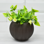 Кашпо Сфера Мини 0,3л, темно-коричневый