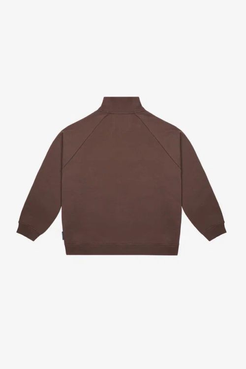 Толстовка на молнии кофейная