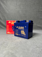 Аккумулятор для мотоцикла ZUBR (6 Ah) 95 A, 12 V Обратная, R+ YTZ7S (ZubrPrem)