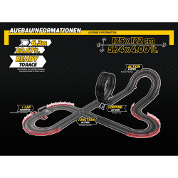Carrera GO!!! - Автотрек 6,3 м F1 Max Competition + 2 машинки 62574 / артикул   62574  / GTIN 4007486625747