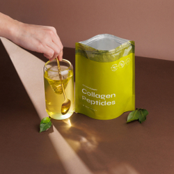 Greenflash Collagen Peptides Коллаген пептидный, 30 порций, дойпак, вкус зеленый чай