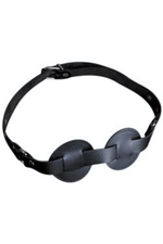 Маска черная глухая из натуральной кожи (Цвет: черный)