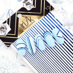 Irisk Лента гибкая для дизайна Синий металлик (13)