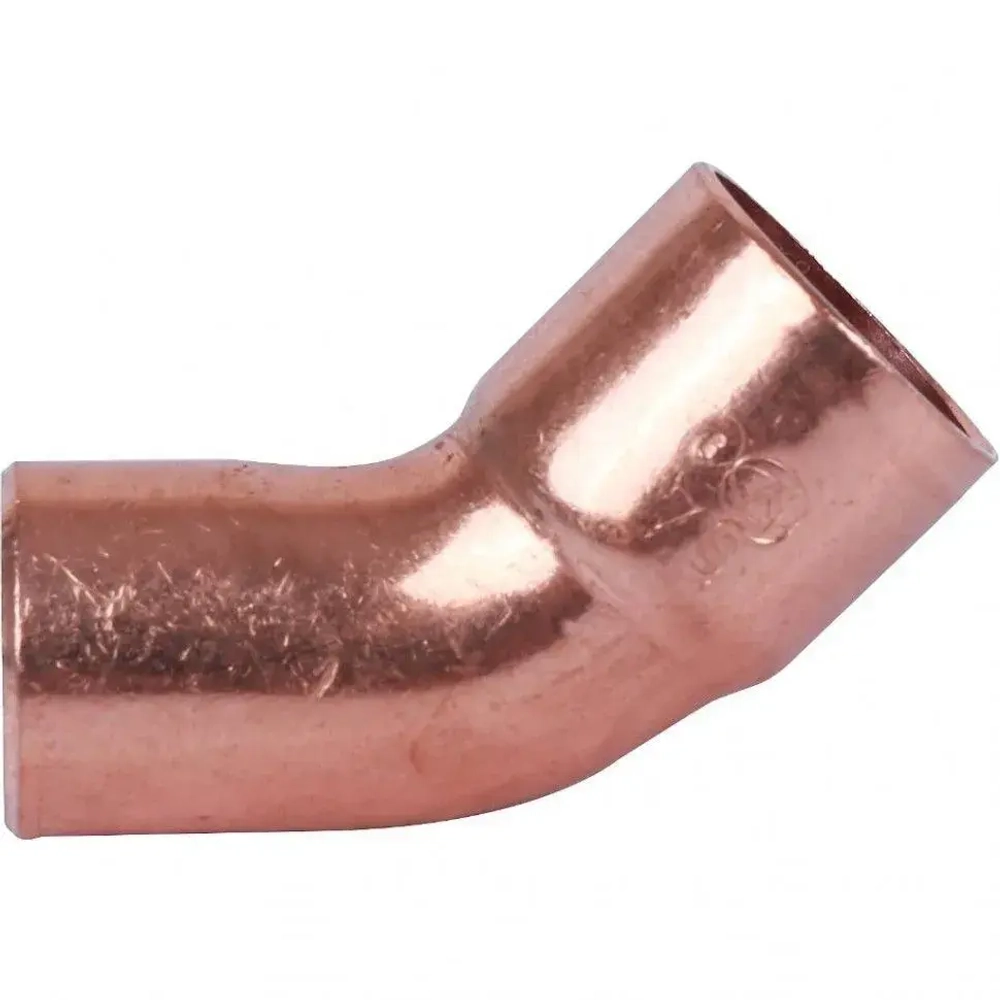 Угол однораструбный под пайку, Ду 6-108, 45°, тип 5040 (S370V) Sanha