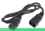 Кабель питания Hyperline PWC-IEC19-IEC20-1.0-BK черный