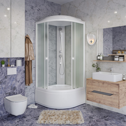 Душевая кабина Niagara (Ниагара) Promo P100/40/MT с высоким поддоном, 100х100х215