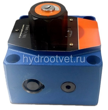 2FRM16-2X/160L - Регулятор расхода Ду16 для монтажа на плиту, номинальный расход 160 л/мин, регулировка компенсатора - нет