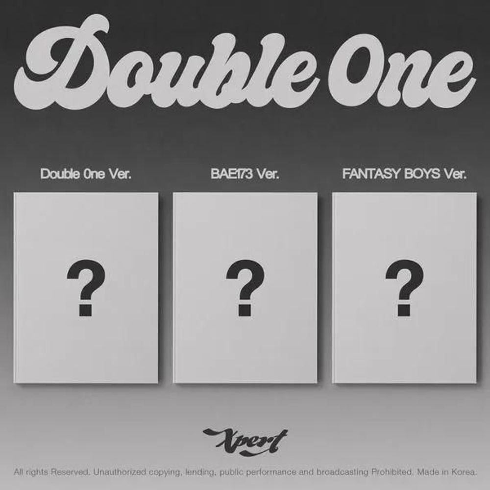 Альбом DOUBLE 0NE - XPERT 1st Mini Album 3 Version SET