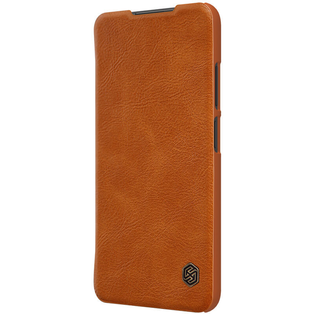 Кожаный чехол-книжка Nillkin Leather Qin для Xiaomi Poco M3 Pro / Redmi Note 10 5G