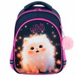 Рюкзак BRAUBERG OPTIMA, 2 отделения, с брелоком, "Tiny beauty", 36х27х18 см, 273155