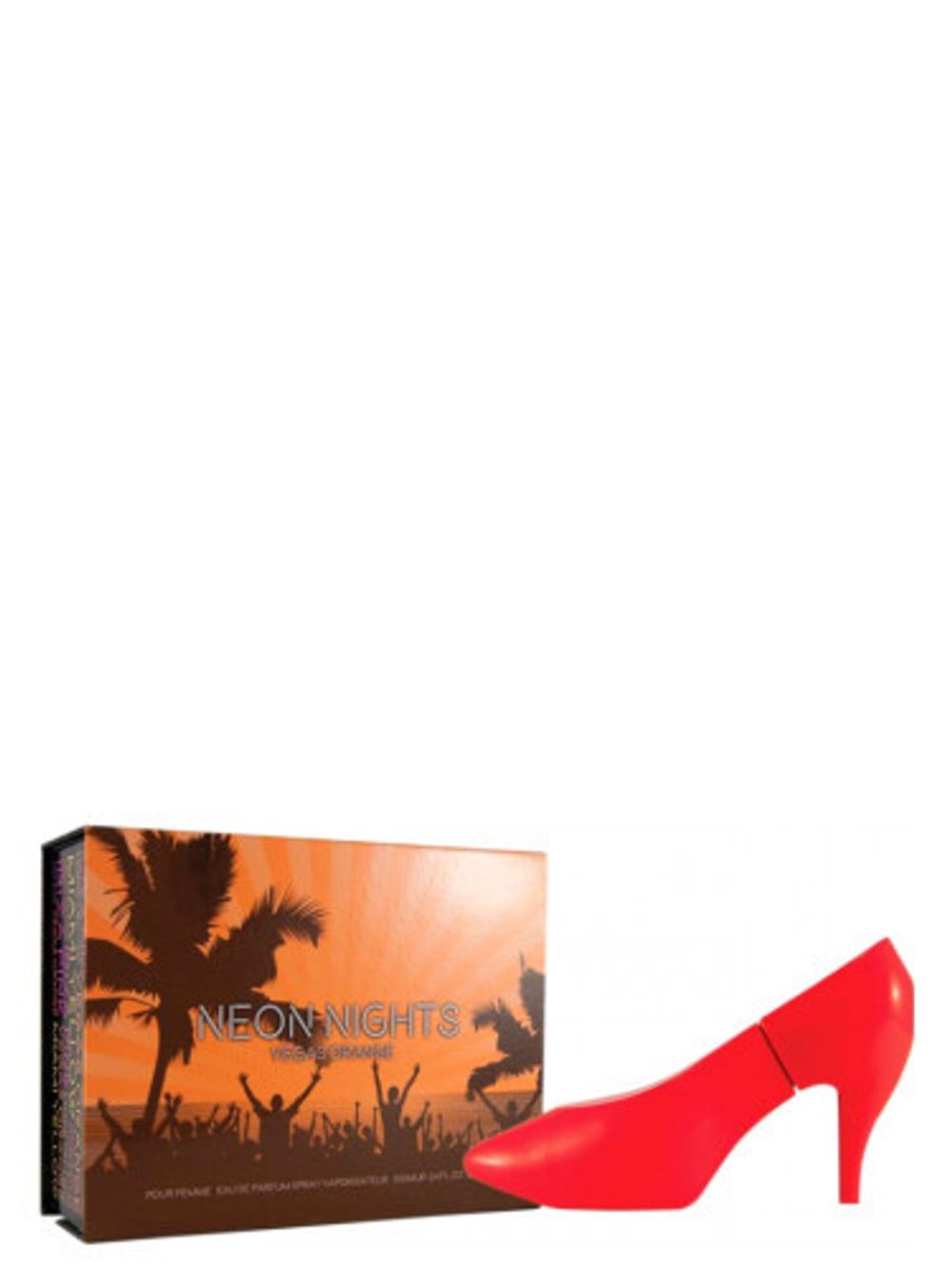 Laurelle London Sexxy Shoo Neon Nights Vegas Orange