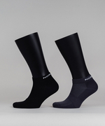 Носки NORDSKI RUN Black/Grey (2 пары)