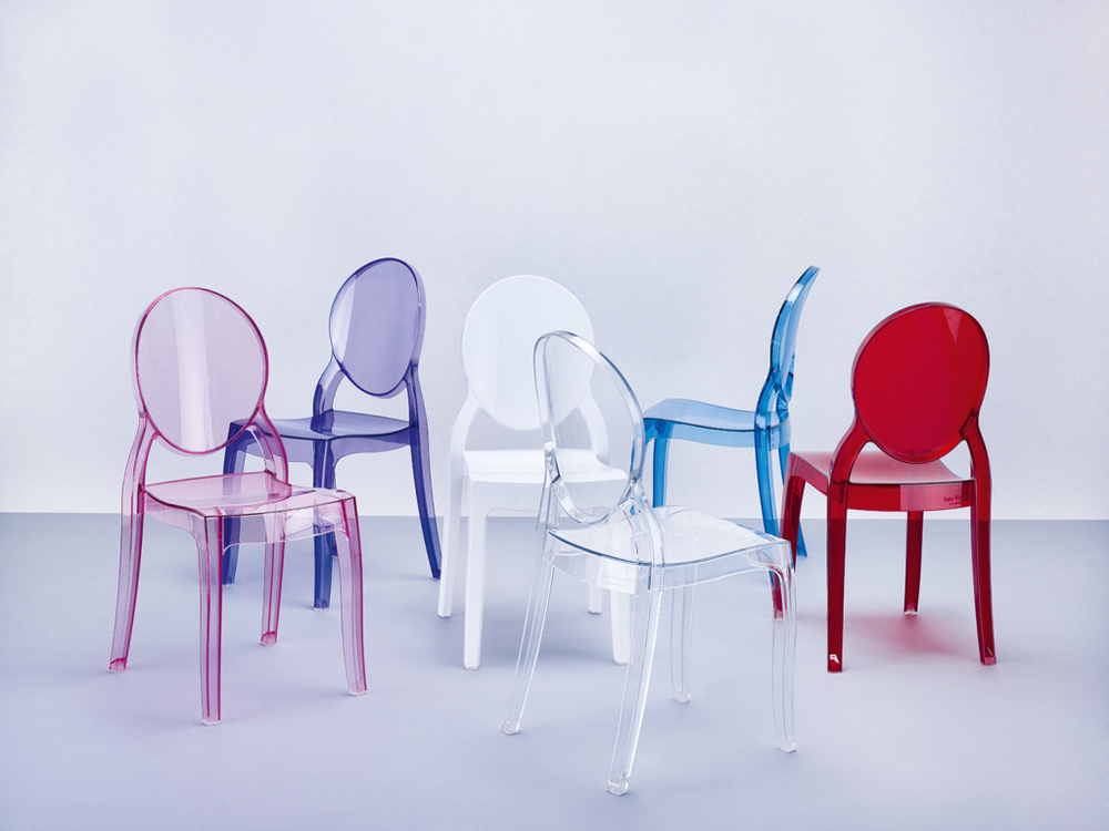 Стул прозрачный детский Siesta Contract Baby Elizabeth, прозрачный