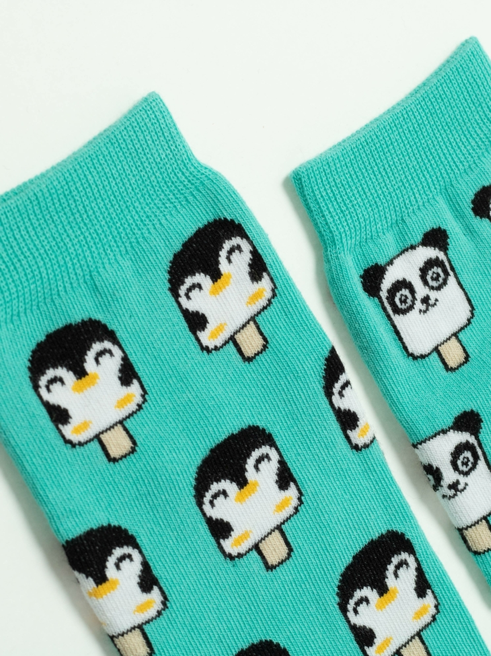 CONTE Хлопковые носки HAPPY c рисунками "panda & penguin"