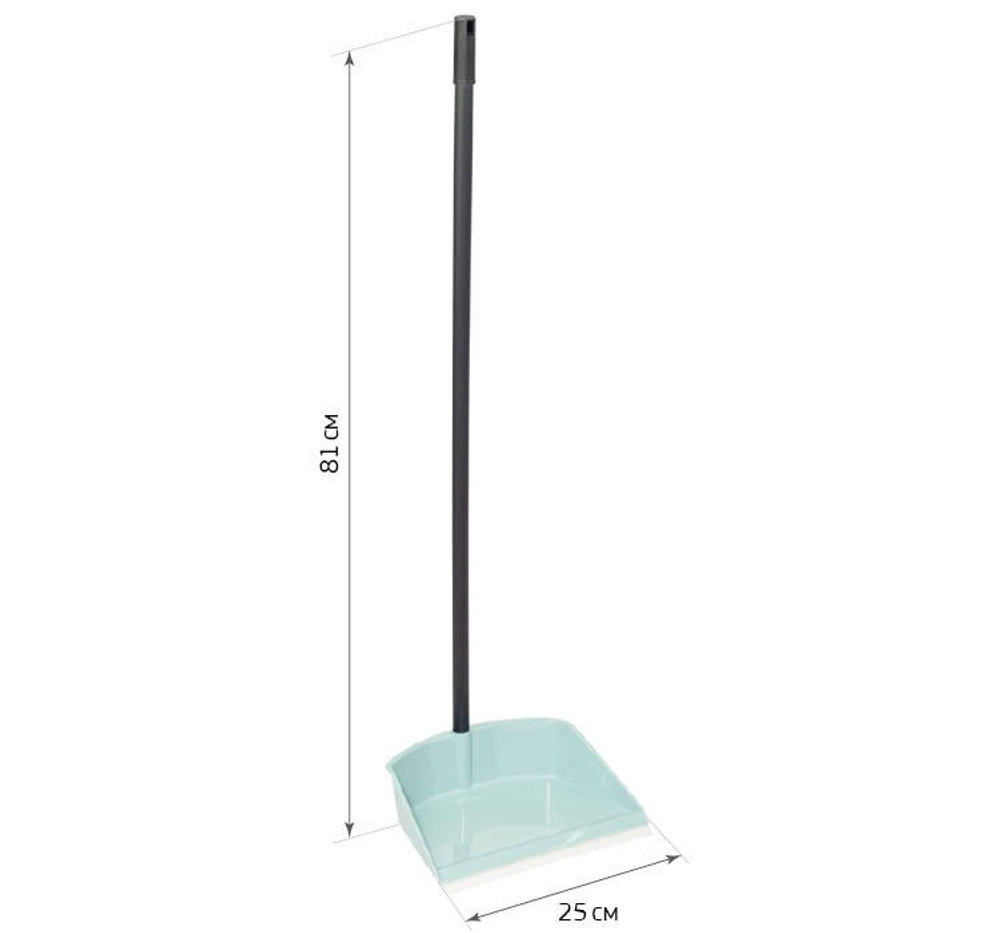 Совок для мусора с высокой ручкой ЛЕНИВКА М5194