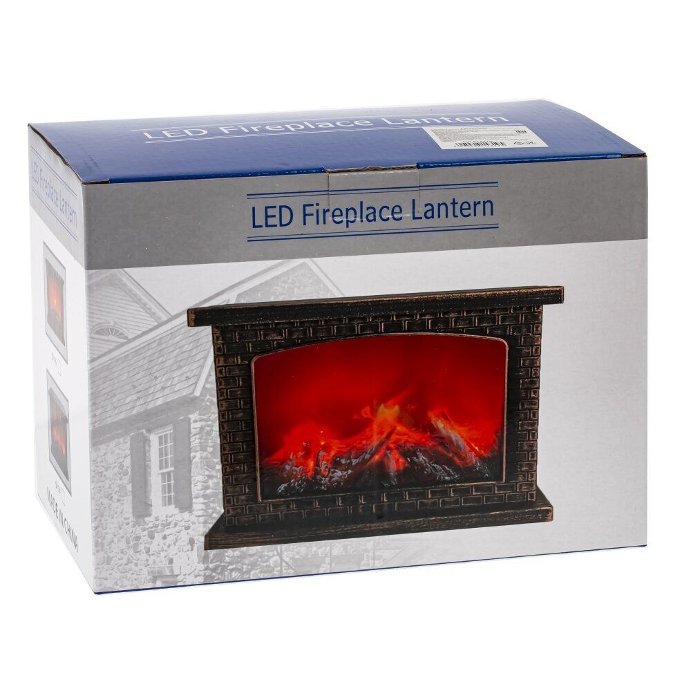 GAEM Изделие декоративное "Камин", L25 W13,5 H18 см, (подсветка, USB, 3xLR14 не прилаг.)