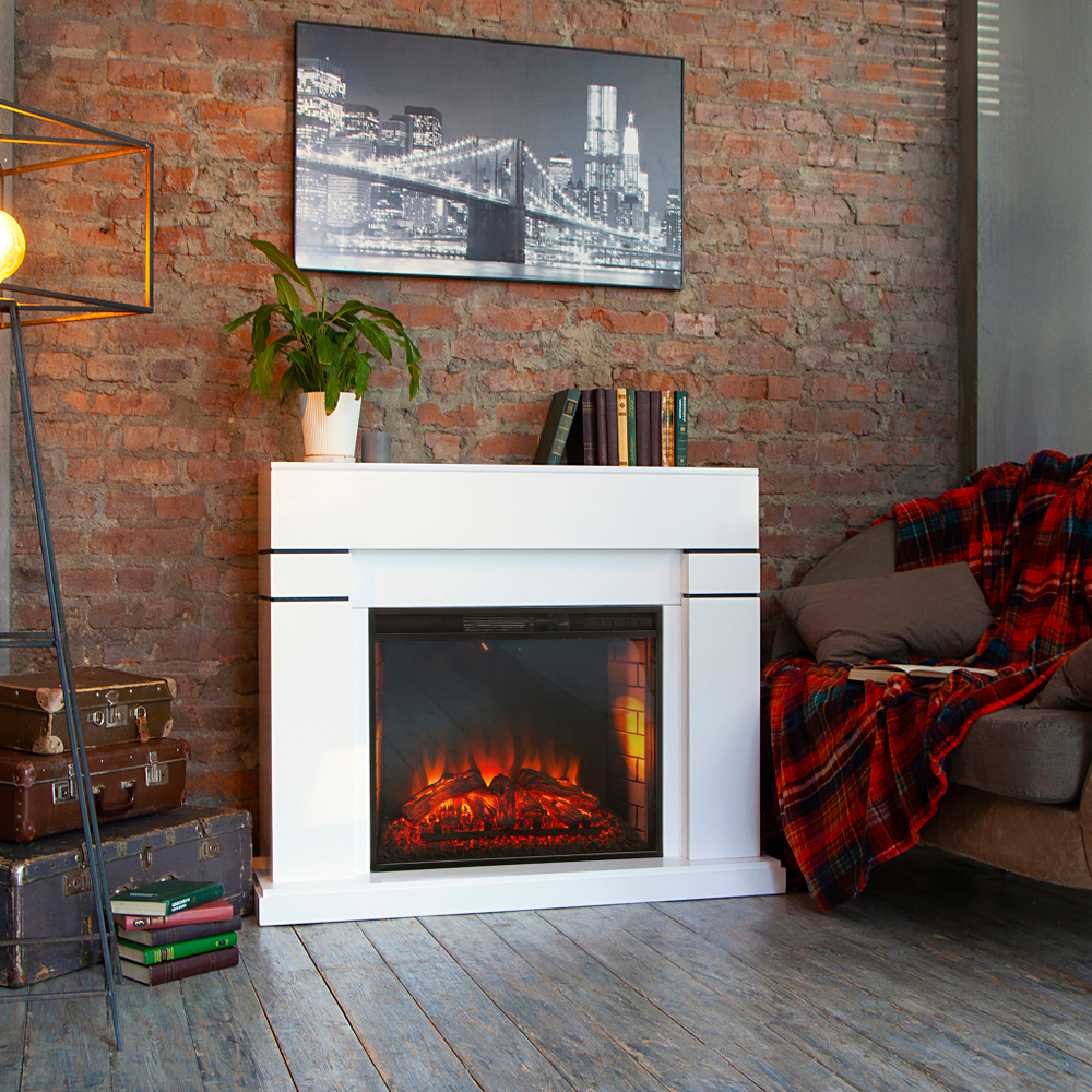 Каминокомплект Real Flame Lindelse 26 WT с очагом Epsilon 26