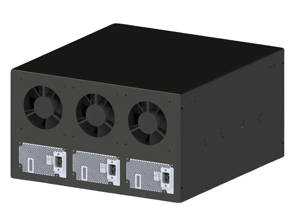 Продувной корпус для майнинга на 6 видеокарт