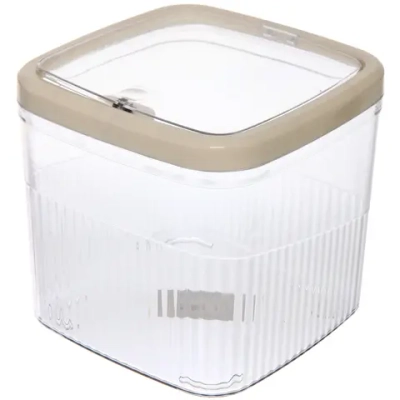 Контейнер для мусора»Стайл»3л прозрачный 162