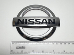 Логотип (шильдик, надпись, эмблема) "Nissan" 11.5см для крышки багажника / решетки радиатора / капота
