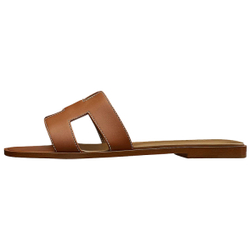 Hermes Oran casual Comfortable Fashion Sandals Women's Brown 2021 Edition, H021056Z 03