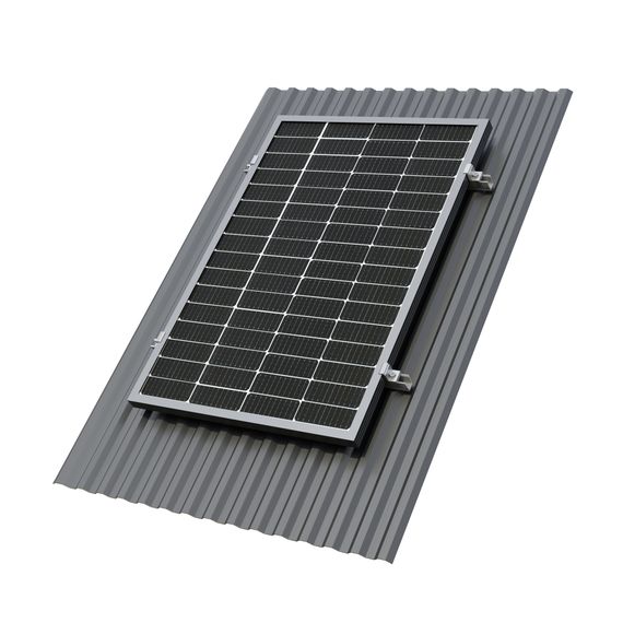 Крепёж одной солнечной батареи 300-600 Вт на наклонную крышу. 70 мм, фото №997274806