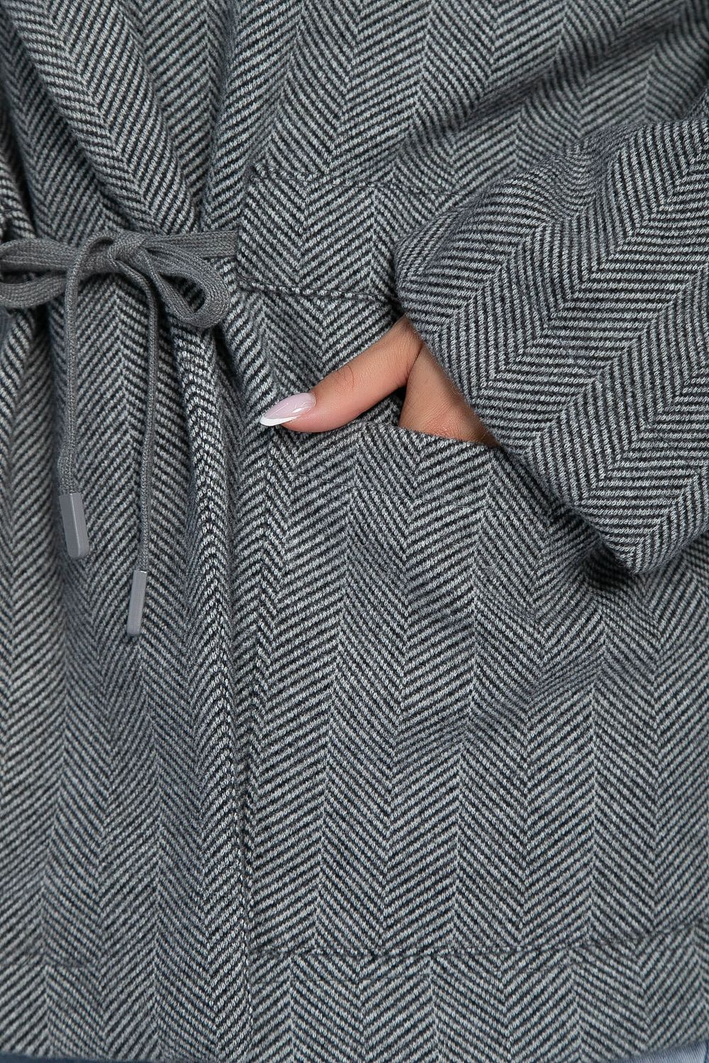 Пальто-пиджак (серое) Б11262 LT Collection