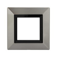 Рамка из металла, "Avanti", никелированная, 1 пост (2 мод.)