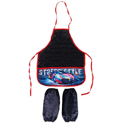Фартук с нарукавниками ArtSpace "Street style", 39*49см, 2 кармана