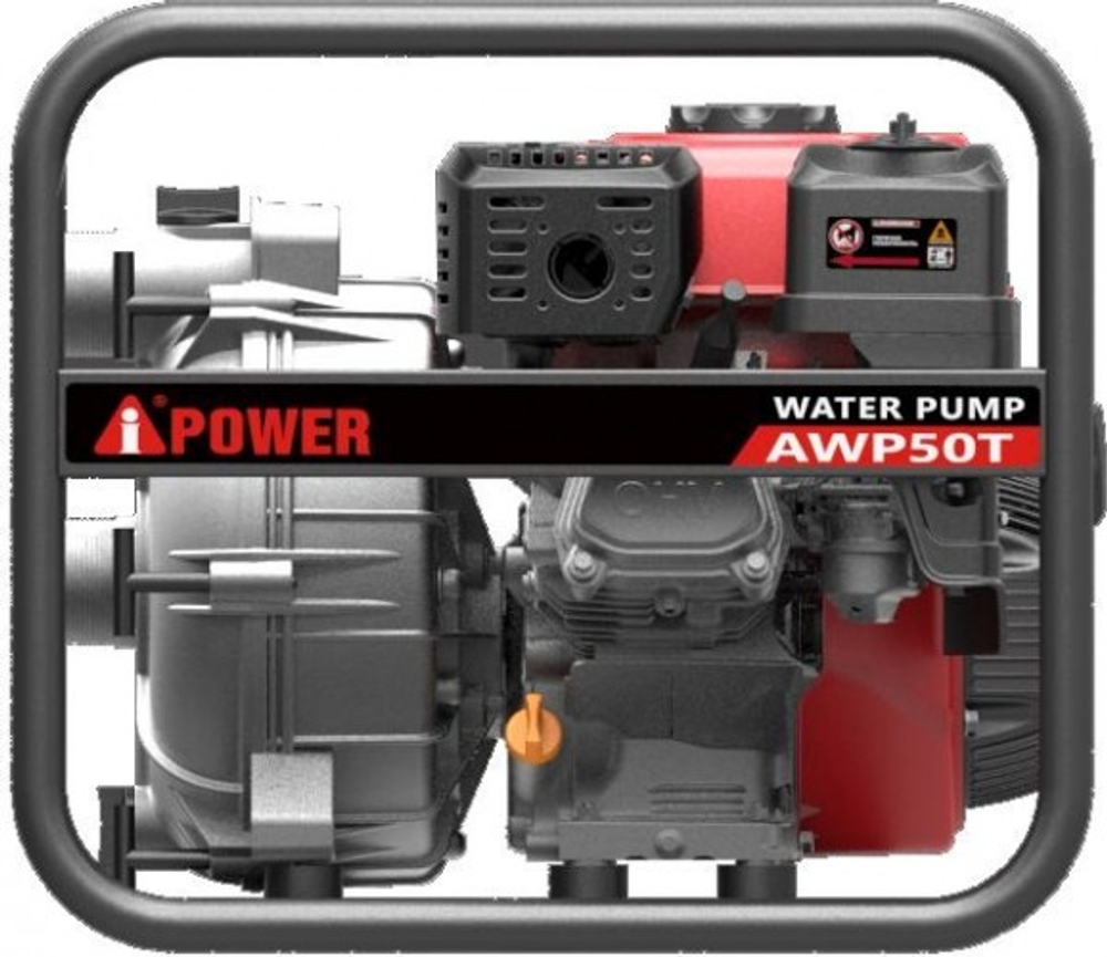 Мотопомпа бензиновая A-iPOWER AWP 50T для грязной воды 30221