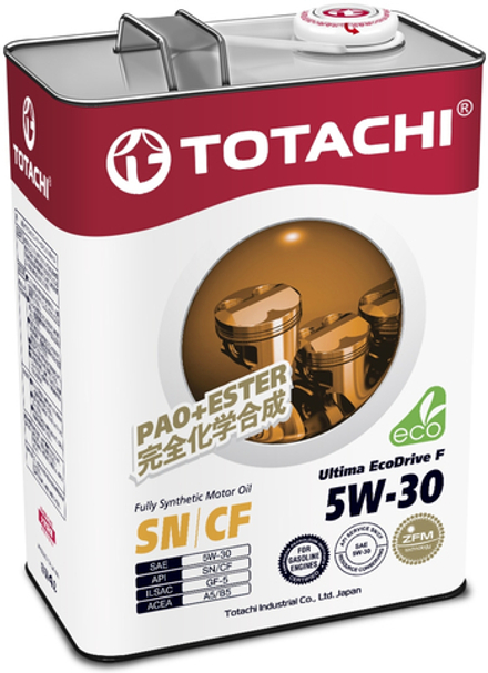 Моторное масло TOTACHI Ultima EcoDrive F SN/CF 5w30 4л