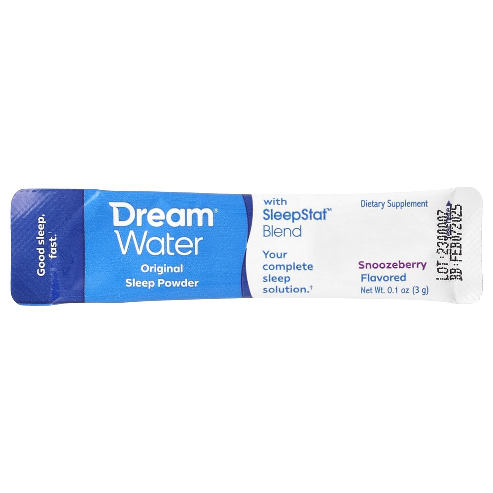 Dream Water, снотворное, сонная ягода, 10 стиков, весом 3 г каждый