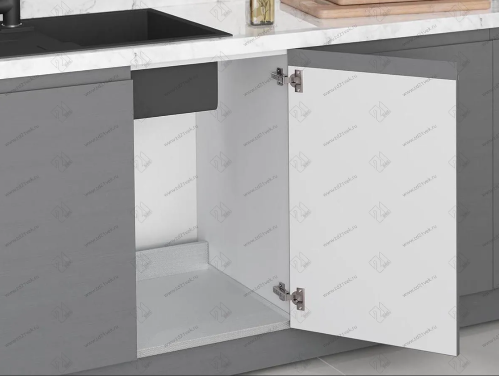 S-2273-G Алюминиевый поддон в базу 700 мм, Starax, (664x475x95 мм), толщина 0,3 мм