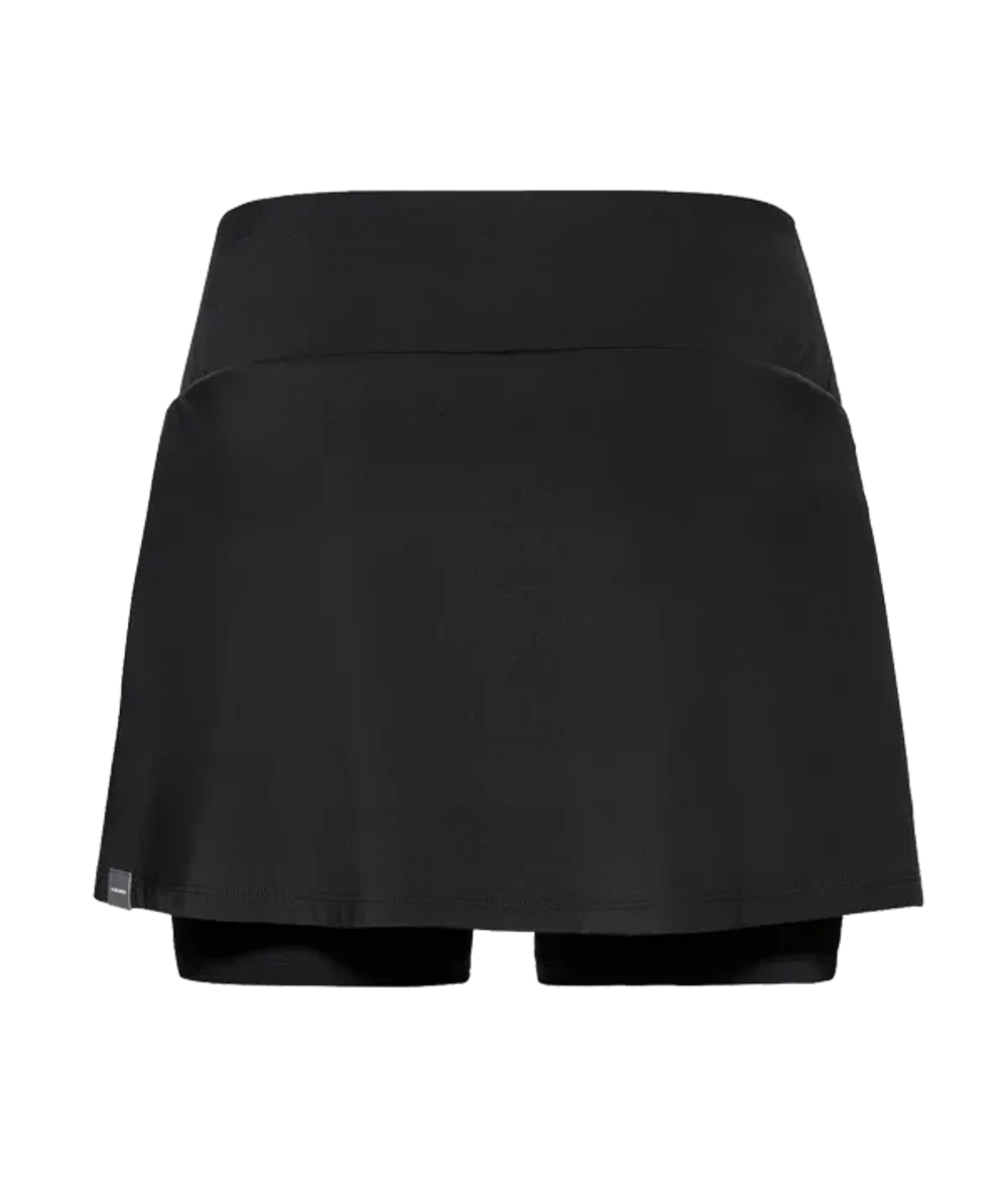 Юбка для падел Head Club 2025 чёрная
