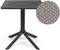 Пластиковый стол Clip 70х70 см антрацит