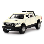 Модель ин. мет. "Dodge Ram 1500 Rebel" 13см, двери, багаж, белый. RAM1500-13-WH (Технопарк)