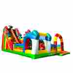 Коммерческий надувной батут «Змей Горыныч» с механизированной головой 14*8*7 м