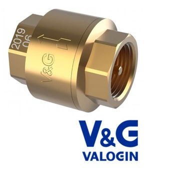 Латунные обратные клапаны резьбовые VALOGIN V&G