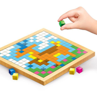 Мозаика Цветные кубики