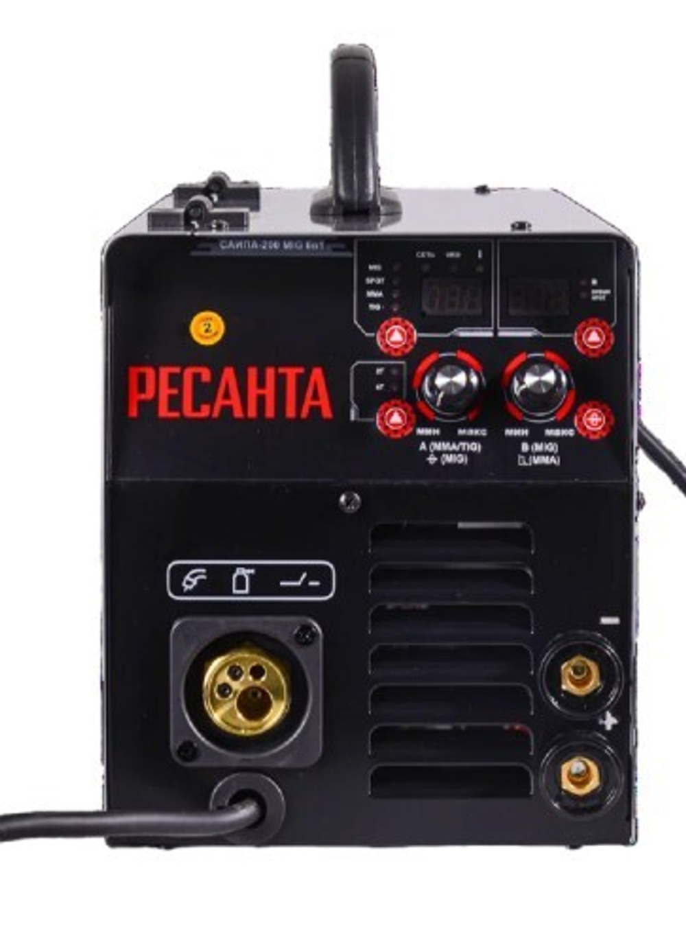 Сварочный аппарат полуавтомат Ресанта САИПА-200 (MIG/MAG, MMA) 6в1 65/9