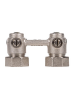 Узел нижнего подключения Royal Thermo угловой 1/2х3/4 ЕК (RTE 07.00002)