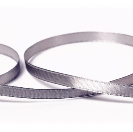 Лента атласная 6 мм ( 1/4 ") ,№054 т.серый