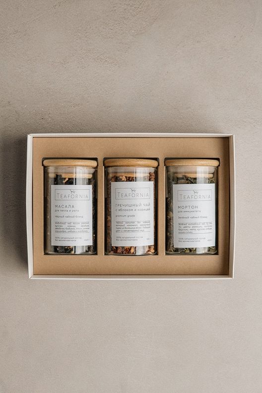 Подарочный набор чая Cosy, 3 вкуса / TEAFORNIA