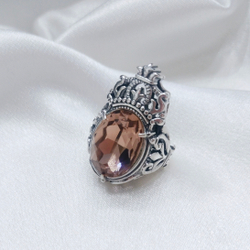 "Гримальди Aurora" кольцо в серебряном покрытии из коллекции "Пале-Рояль" от Jenavi
