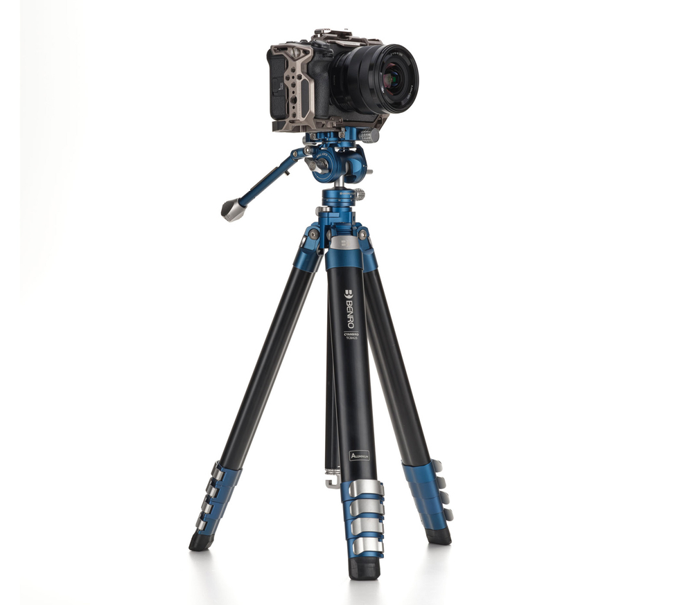 Штатив Benro Cyanbird Pro, алюминиевый, с головой для фото и видео, TCBA25FS20PROC501