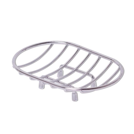 Мыльница овальная хромированная Besser BS 0103 (13х8,5х3 см)