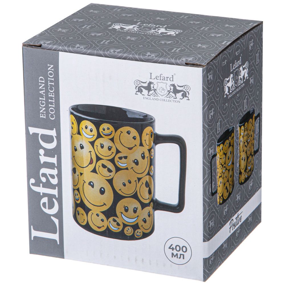 КРУЖКА LEFARD СМАЙЛ 400МЛ 8*7*10.8CM