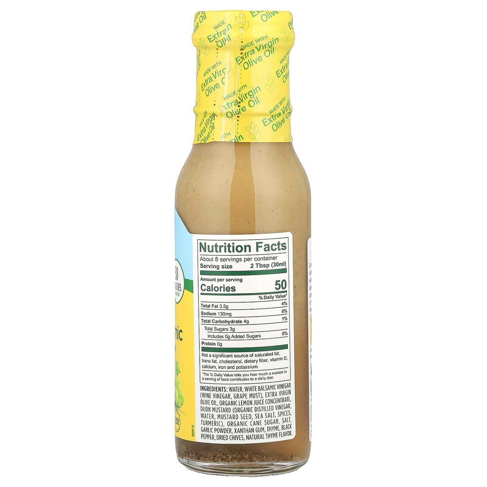 California Olive Ranch, Лимонный белый бальзамический заправка для винегрета, 236 мл (8 жидк. Унций)