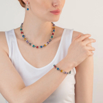 Серьги-пусеты Coeur de Lion Multicolour Pop Art 4509/21-1581